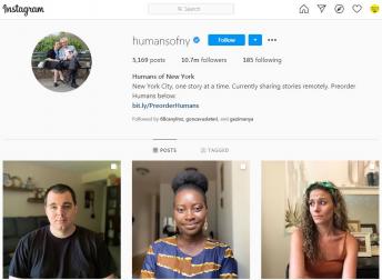 Humans of NY 10.7m followers