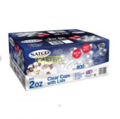 Wholesale 2 Oz Satco Plastic Pots & Lids 800 Pcs Supplier in U.K