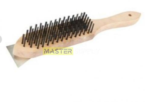 Wholesale Wooden Handle Wire Grill Brush Supplier in U.K