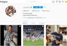 Footballer Cristiano Ronaldo 232m followers