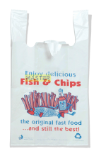 VEST PLASTIC FISH AND CHIPS BAGS 2000